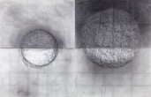 De lunes à lunes I, mine de plomb sur papier, 65x100 cm, 2015