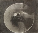 L'éclipse, graphite sur papier, 33.5x35cm, 2015