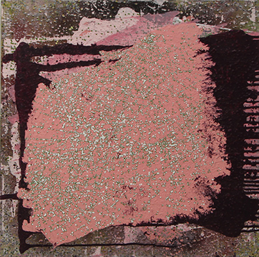 Améthyste, Acrylique sur toile, 60x60cm, 2015