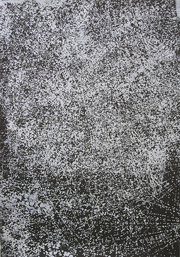 Mouvement Allegreto II, encre et acrylique sur papier, 70x100cm, 2014