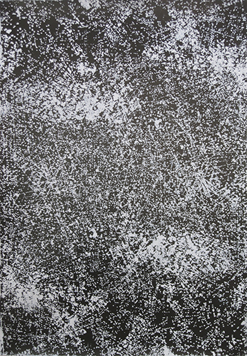 Mouvement Allegreto III, encre et acrylique sur papier, 70x100cm, 2014