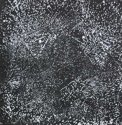 Mouvement Dolce II, encre et acrylique sur papier, 28x28,5cm, 2013