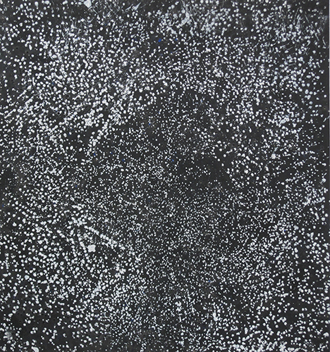 Mouvement Dolce IV, encre et acrylique sur papier, 28,5x27cm, 2013