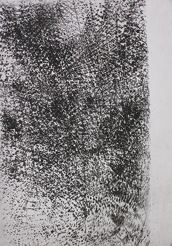 Mouvement fortissimo, encre sur papier, 70x100cm, 2014