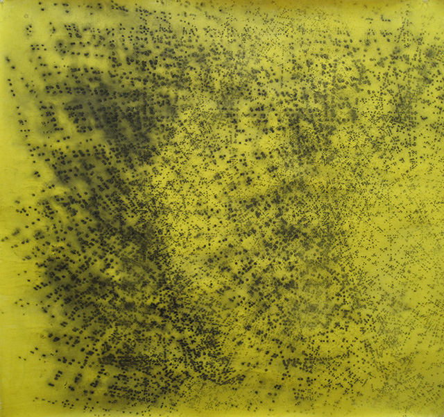 Contrappunti I acrylique et fusain sur papier, 114x122cm, 2013