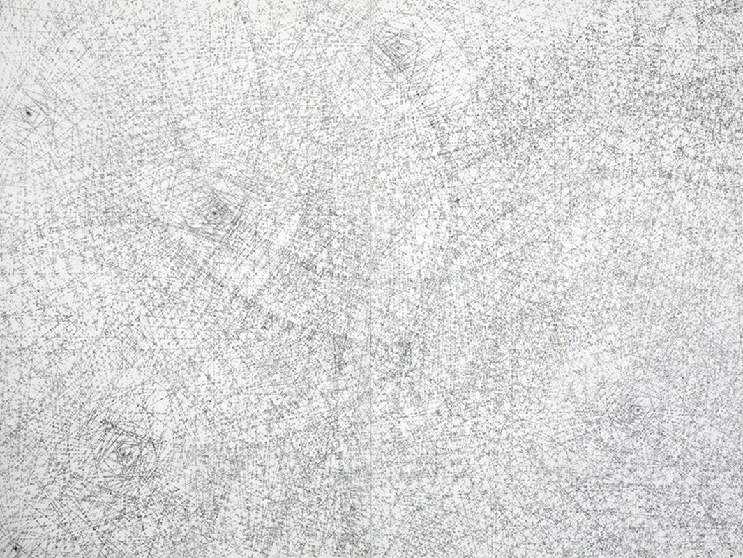 FRAGEMENT CIRCULAIRE, mine de plomb et encre sur papier, 120*160 cm, 2005/2008