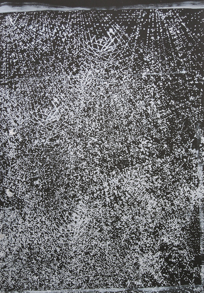 Mouvement Allegreto IV, encre et acrylique sur papier, 70x100cm, 2014
