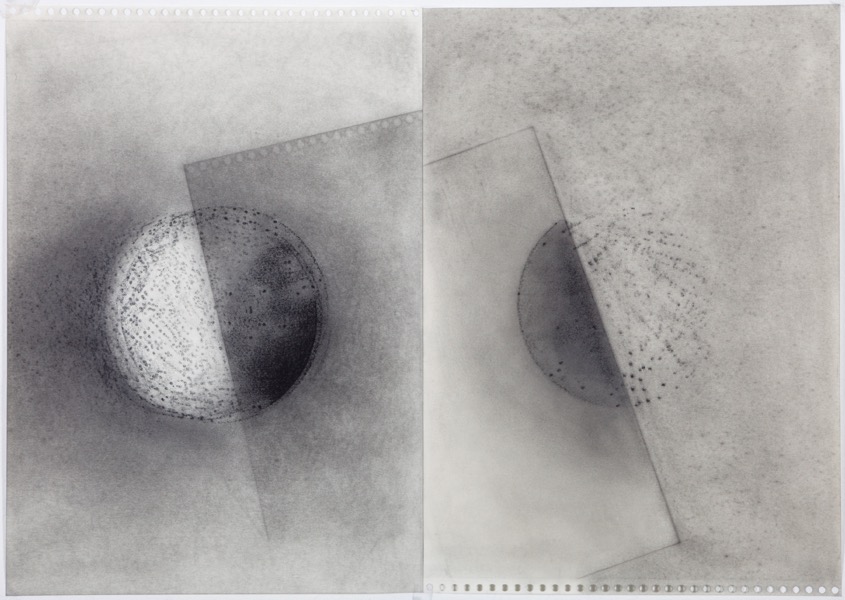 De lunes à lunes VII, mine de plomb sur papier, 59x84 cm, 2015