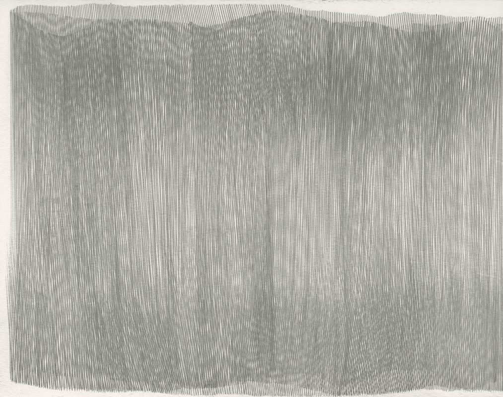 De lignes à lignes 24-IX ,graphite sur papier, 22.3 x 28.3cm, 2024