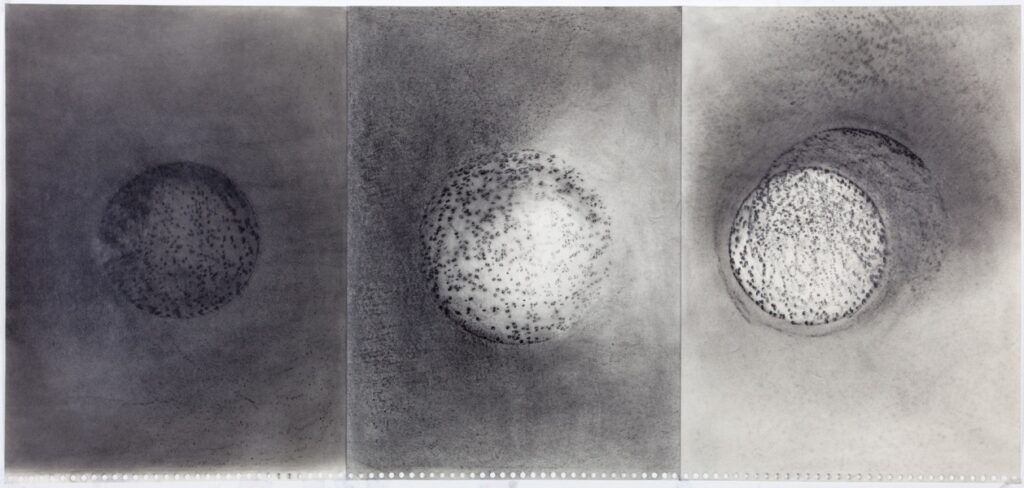 De lunes à lunes XI, mine de plomb sur papier, 59x126 cm, 2015