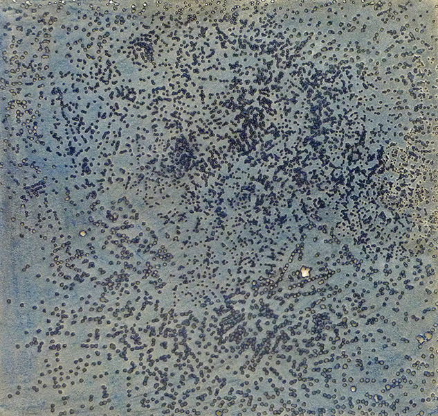 POZZUOLI A3, fusain et acrylique sur papier, 30*28,5 cm, 2012
