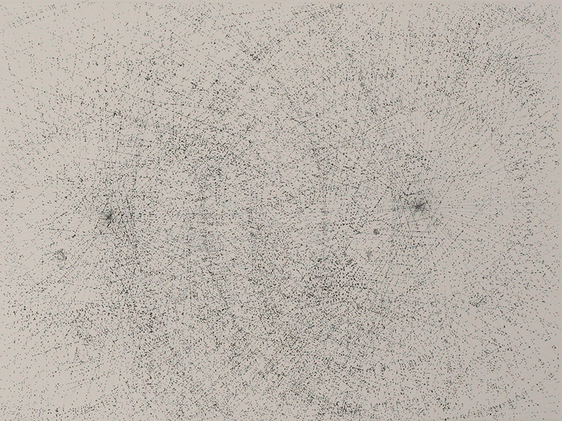 URDLA, 12/13 juillet 2012, pointe sèche et eau forte sur cuivre, 60*80 cm, 2012
