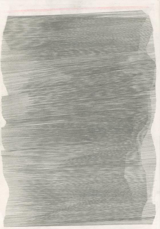 De lignes à lignes 24-III,  graphite sur papier, 29.8x21.1cm, 2024