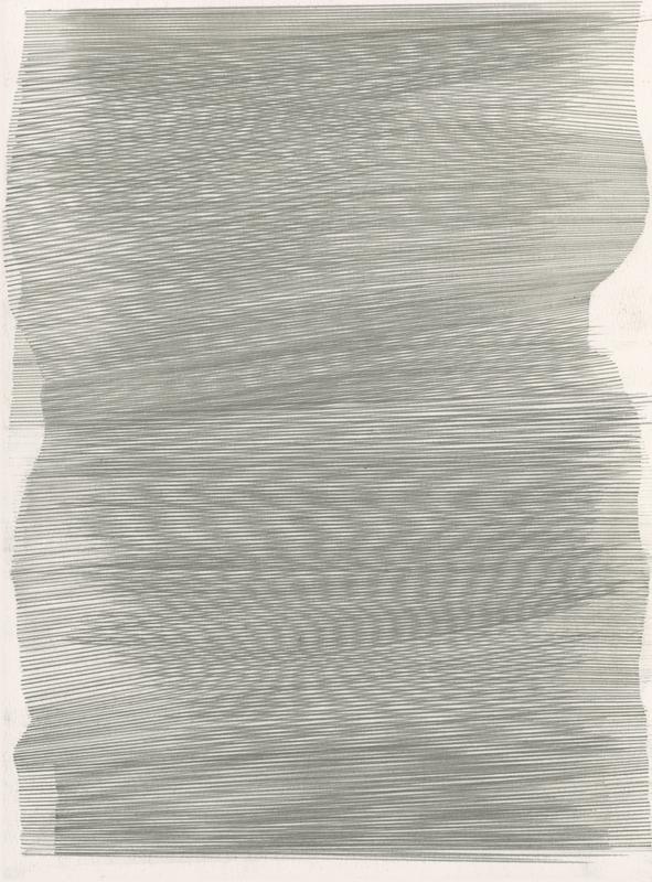 De lignes à lignes 24-IV,  graphite sur papier,24x17.9cm ,  2024