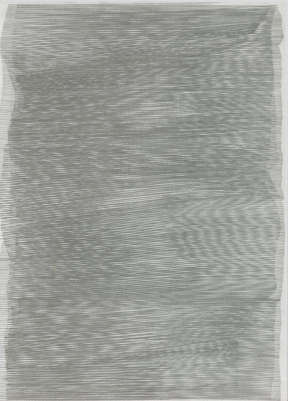 De lignes à lignes 24-V,  graphite sur papier, 24.8x18cm, 2024
