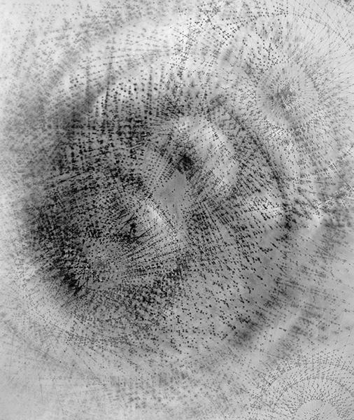 Microludes, techniques mixtes sur papier, 106x80cm, 2015
