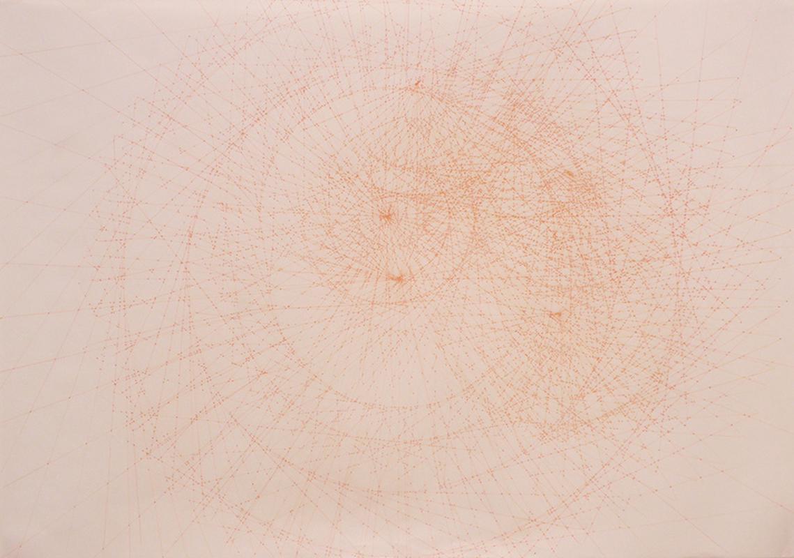 CYCLE IA, crayons de couleurs sur papier, 42*59,4 cm, 2methode1, 2011