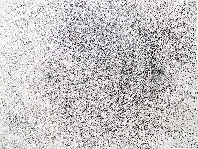 21/22 avril 2013, pointe sèche et eau forte sur cuivre, 60x80cm