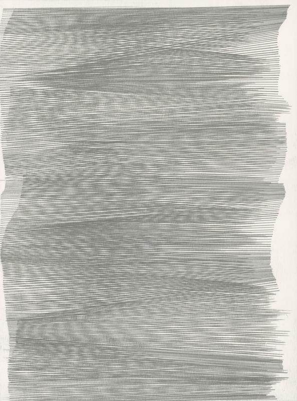 De lignes à lignes IBIV,  graphite sur papier, 24.8x18cm, 2023