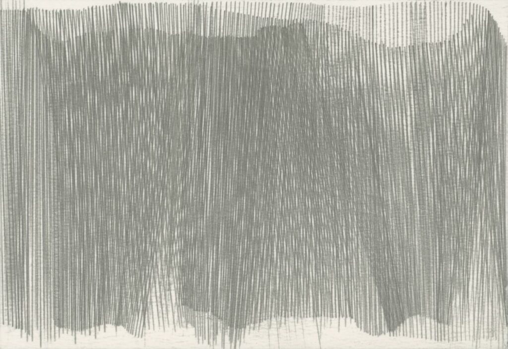 De lignes à lignes  IPIV, graphite sur papier, 10 x14.3cm, 2023