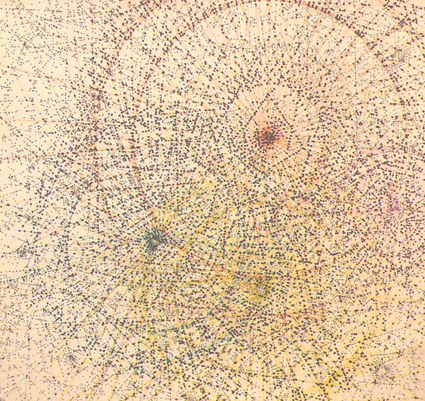 MJD, crayons de couleurs sur papier, 30*28,5 cm, 2methode0, 2010