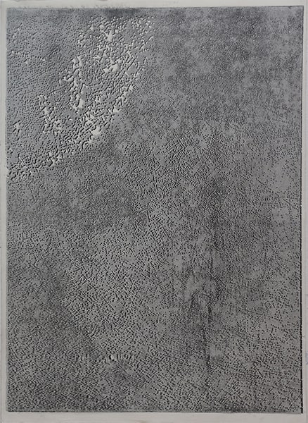 Lune de printemps II, xylographie sur bois, 80x52cm, 2019
