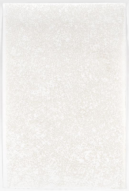 ARCHIPEL I, trouées sur papier, 100X70 cm, 2011-24