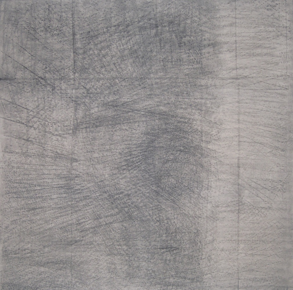 Sous un soleil de plomb, technique mixte sur toile, 150x150 cm, 2015