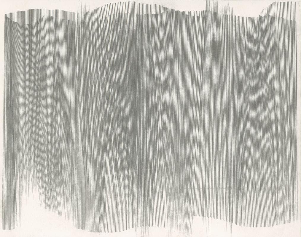 De lignes à lignes 24-VII , graphite sur papier, 22.2x28.3cm, 2024