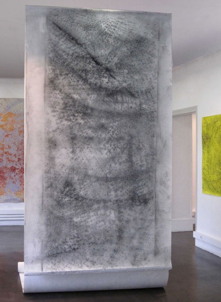 Transversal, fusain sur papier, 261x150 cm, 2014