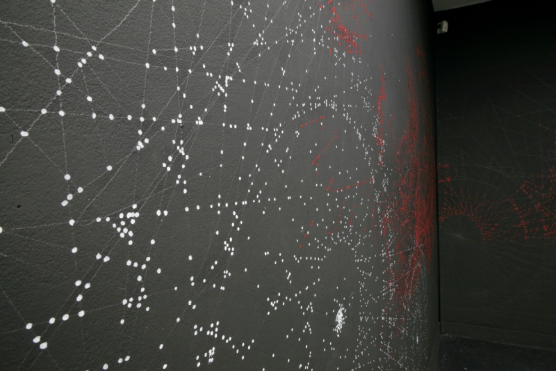 Marie Lepetit, Scrivo In Vento, Exposition, 2008, carré noir du safran, Amiens