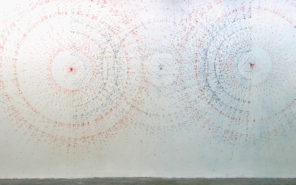 Marie Lepetit, Séquence II, 560*240cm, Montbéliard, février 2010