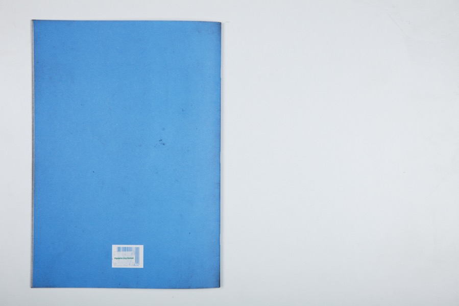 Cahier Bleu - quatrième de couverture
